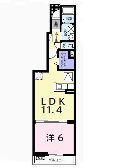 グランメゾン・ＹＵ（105） 間取り図画像