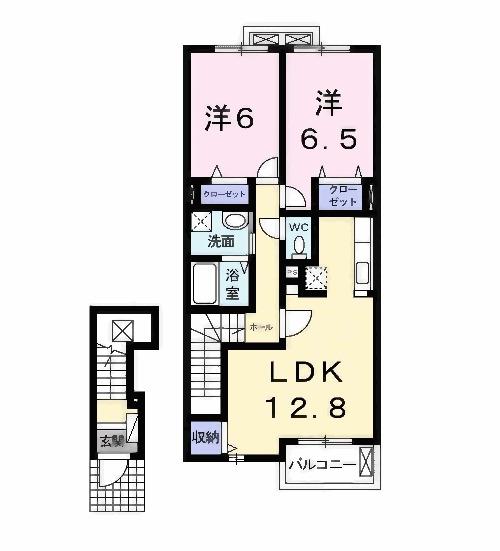 アンジュ　ボワＡ（202） 間取り図画像