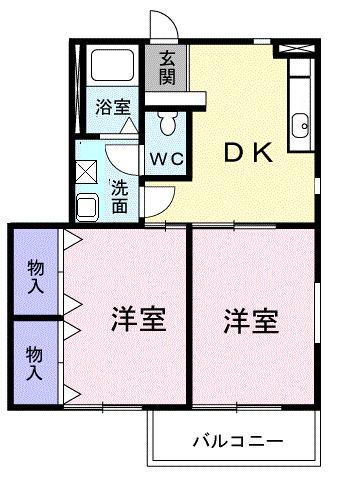 コスモスⅠ（101） 間取り図画像