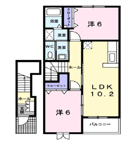 パール　メゾン　Ⅱ（202） 間取り図画像
