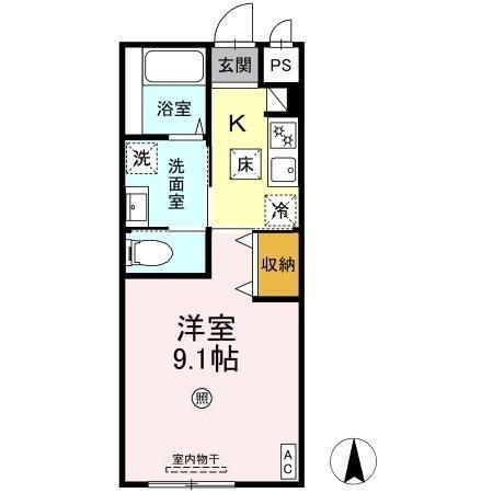 ファインパレスSuwaⅢ（103） 間取り図画像