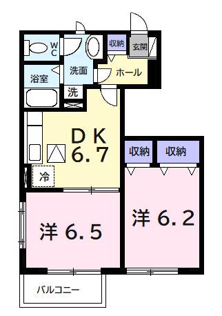 ファミールⅡ（102） 間取り図画像