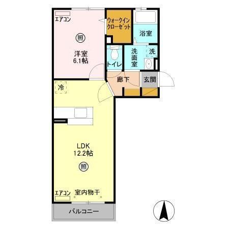 メゾンあき（207） 間取り図画像