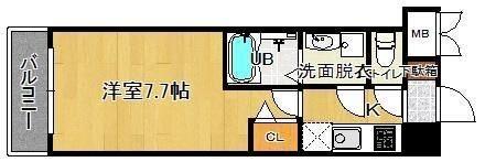 尼崎市七松町マンション 間取り図画像