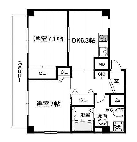 間取図(平面図)