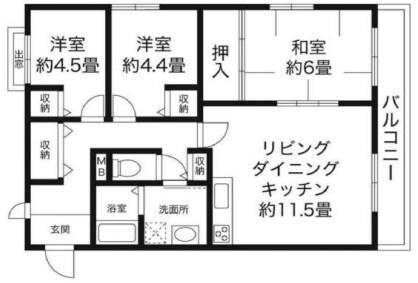 間取図(平面図)