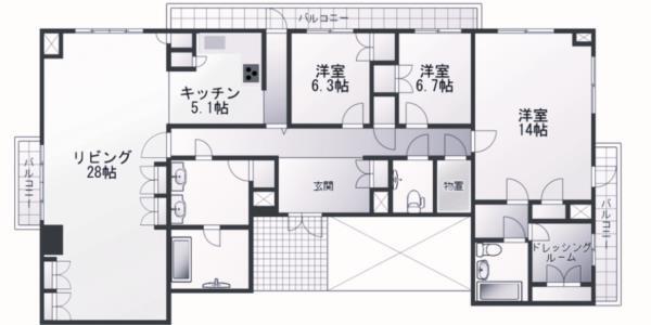 間取図(平面図)