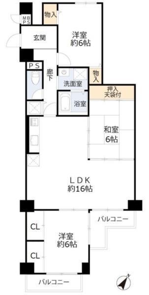 間取図(平面図)