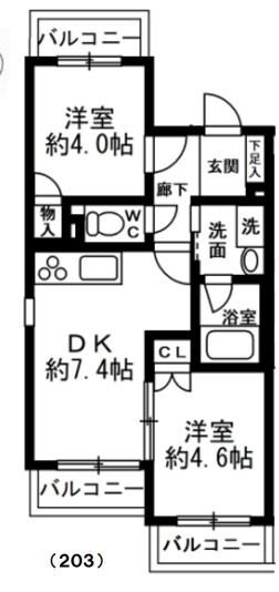 間取図(平面図)