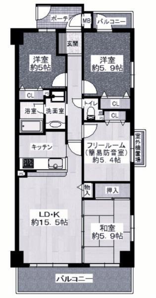 間取図(平面図)