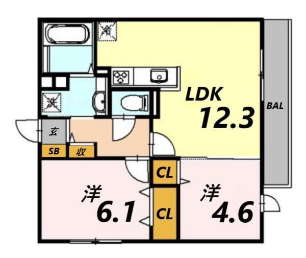 間取図(平面図)