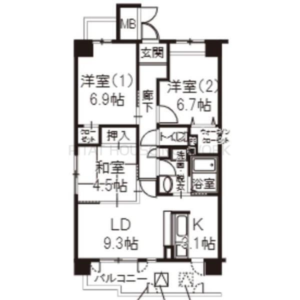 間取図(平面図)
