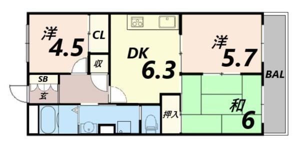 間取図(平面図)