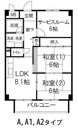 間取図(平面図)
