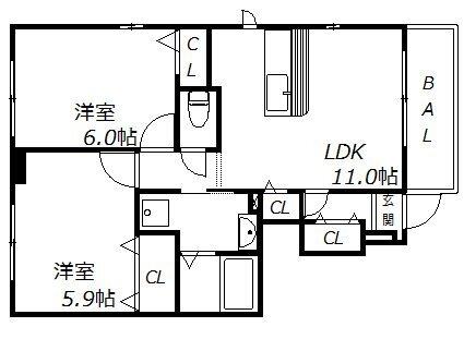 間取図(平面図)