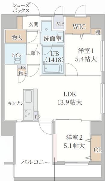 間取図(平面図)