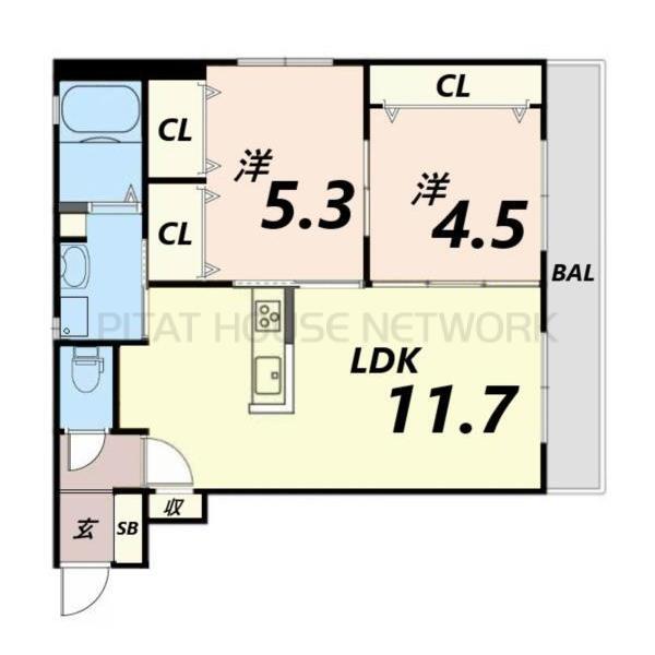 間取図(平面図)