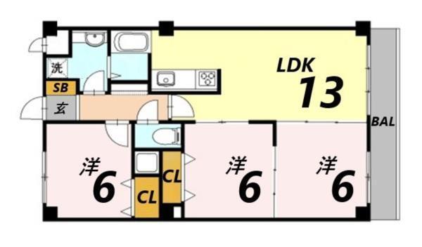 間取図(平面図)