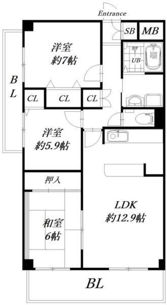 間取図(平面図)