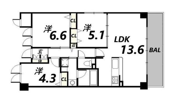 間取図(平面図)