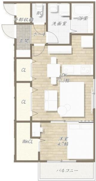 間取図(平面図)