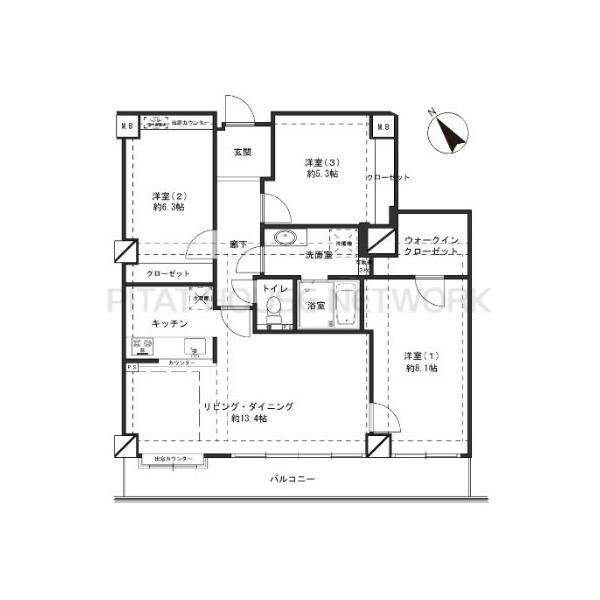 間取図(平面図)