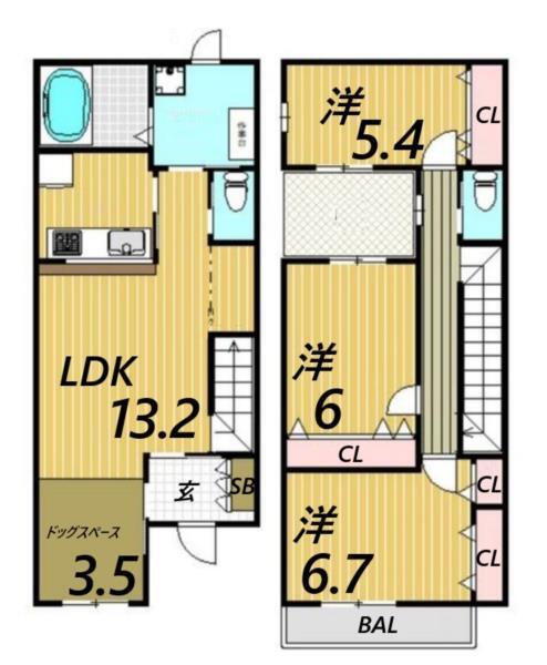 間取図(平面図)