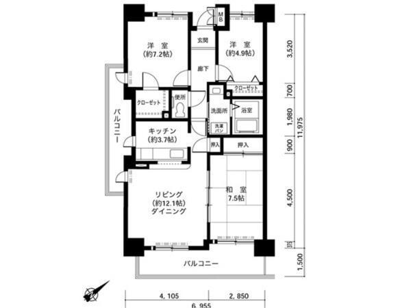 間取図(平面図)
