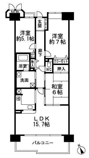 間取図(平面図)