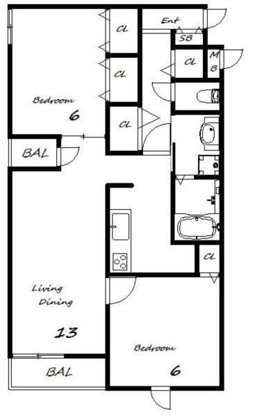 間取図(平面図)