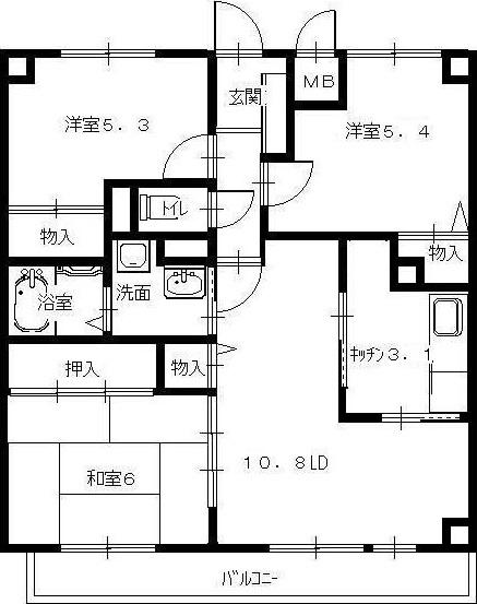 間取図(平面図)