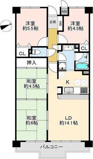 間取図(平面図)