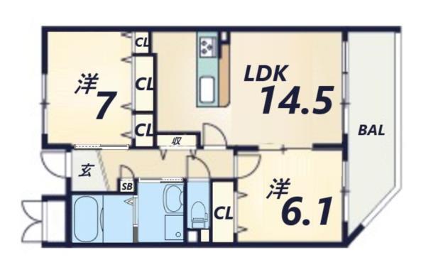 間取図(平面図)