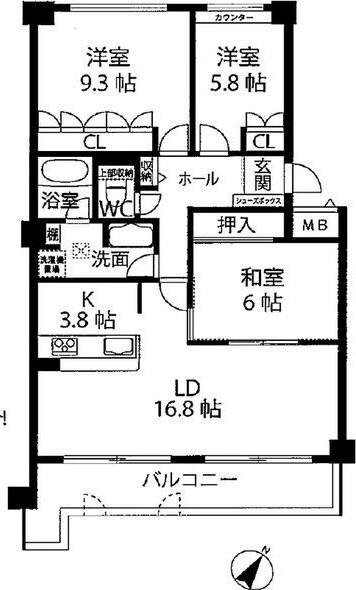 間取図(平面図)