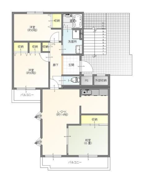 間取図(平面図)