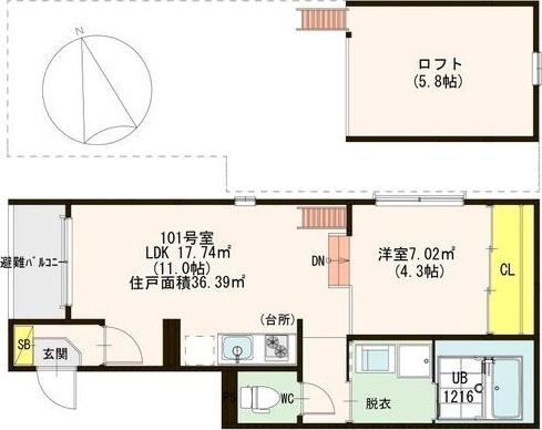 間取図(平面図)