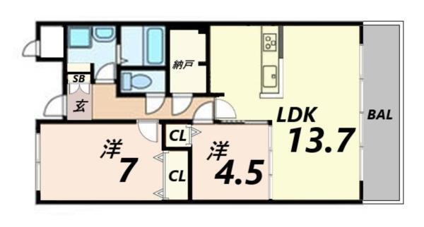 間取図(平面図)