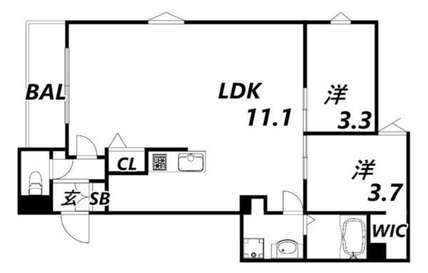 間取図(平面図)