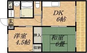 ホワイトハイツ 間取り図画像
