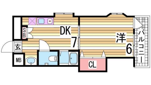 サンパレス２１垂水 間取り図画像
