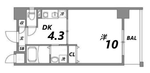 アーデン塚口 間取り図画像