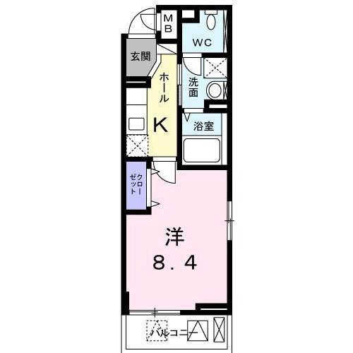 メルセイユ 間取り図画像