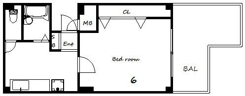 ブロスコート六甲II 間取り図画像