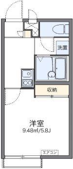 神戸市灘区赤松町アパート 間取り図画像