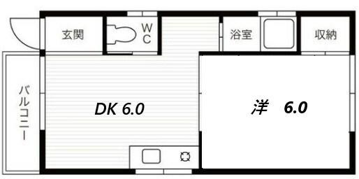 神戸市灘区灘北通アパート 間取り図画像
