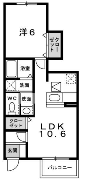 メゾン・オルタンシアII 間取り図画像