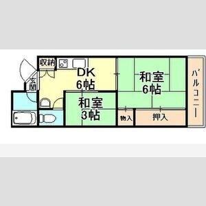 神戸市東灘区北青木マンション 間取り図画像