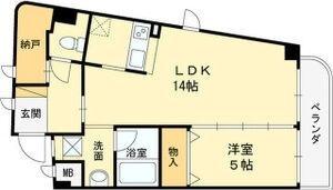 アンアーク 間取り図画像