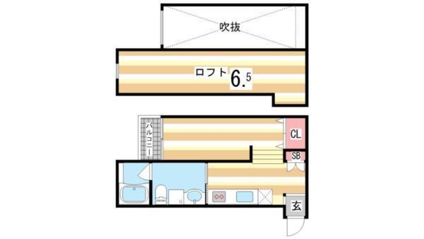プログレス鷹取 間取り図画像