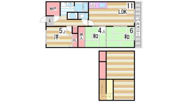 マリンハイム塩屋 間取り図画像